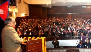 सुझाव समेटेर अध्यक्ष प्रचण्डद्वारा संश्लेषित विधान प्रस्तुत