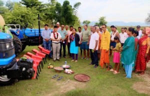 राप्ती  गाउँपालिकाका कृषकलाई ५० लाख बराबरको कृषि औजार वितरण