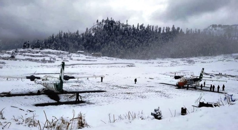 हुम्ला जिल्लाको तापक्रम माइनस १० डिग्री सेल्सियस